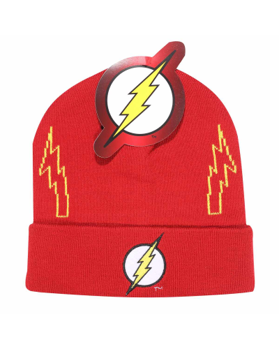 ** DC Flash - Logo (Beanie) (Unisex Red Beanie)  ** red