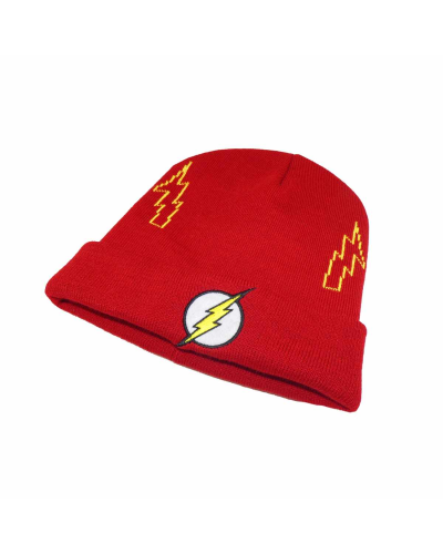 DC Flash - Logo (Beanie) (Unisex Red Beanie)  Rot