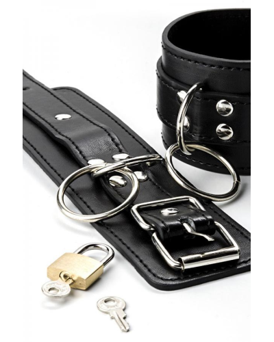 GREY VELVET Leder-Handschellen von Grey Velvet black