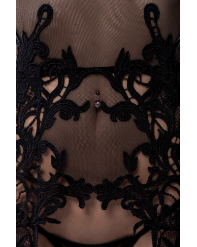GREY VELVET 2-teiliges Straps-Set mit Spitze von Grey Velvet schwarz