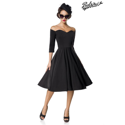BELSIRA Belsira Premium Vintage Swing-Kleid black