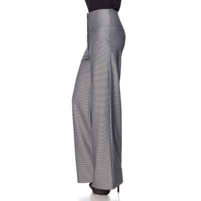 BELSIRA Marlenehose schwarz/weiss