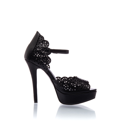 BELSIRA Riemchenschuhe schwarz