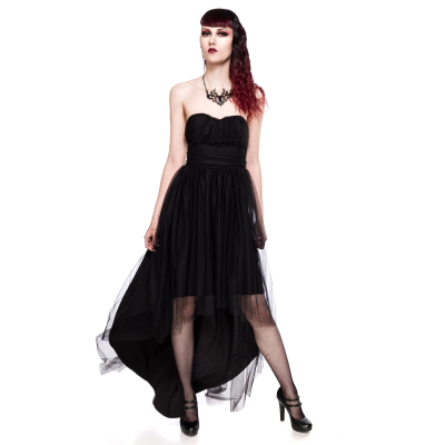 OCULTICA Tüll-Kleid schwarz
