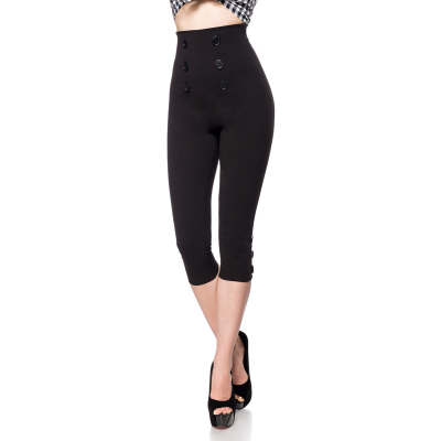 BELSIRA Caprihose schwarz