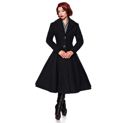 BELSIRA Belsira Premium Wollmantel schwarz