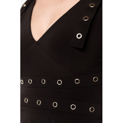 OCULTICA Gothic-Kleid black
