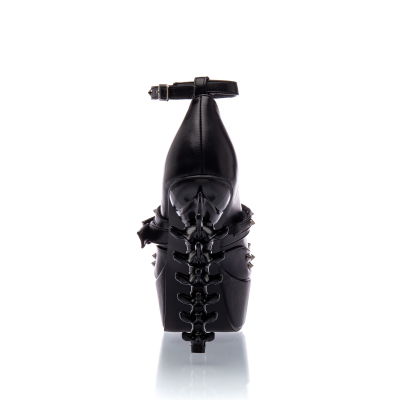 OCULTICA Plateu-Pumps mit Riemen black