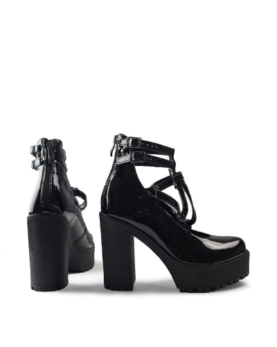 Altercore Topaz Vegan Black Patent,  Patent