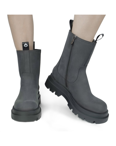 Altercore Mabel Vegan Nubuck Black,  black