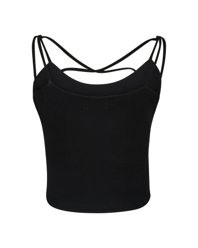 Aderlass Witch Spaghetti Top Schwarz