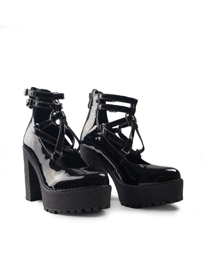 Altercore Topaz Vegan Black Patent,  Patent