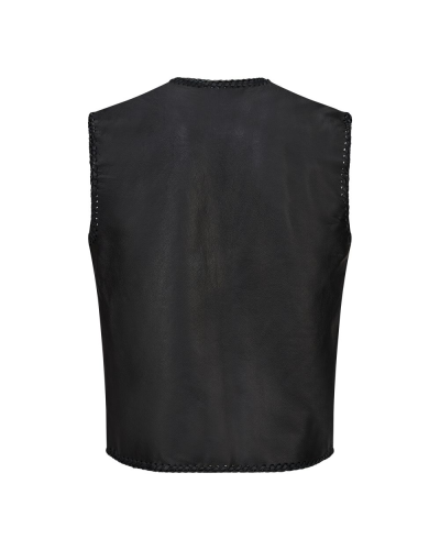 Aderlass Cruiser Vest Leather Schwarz