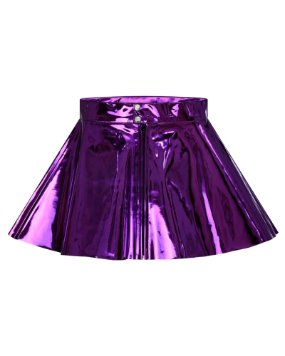 Aderlass Mini Skirt Holo Lila