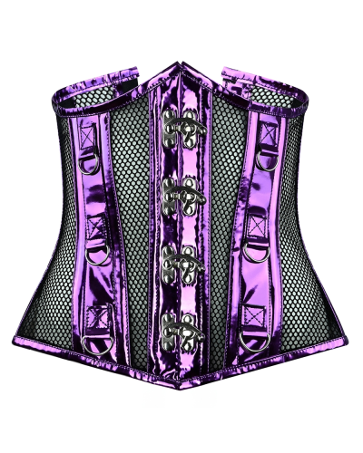 Aderlass Underbust Corset Holo Purple