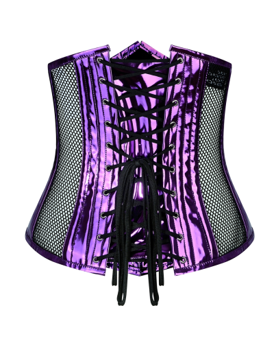 Aderlass Underbust Corset Holo Purple