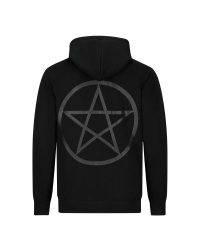 Aderlass Hoodie Pentagram Black/Black