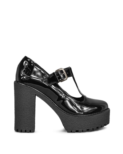 Altercore Lizzy Vegan Black Patent,  Patent