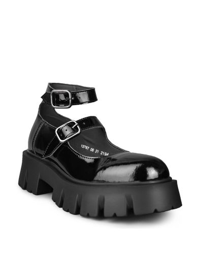 Altercore Constance Vegan Black Patent,  Patent