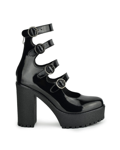 Altercore Rossie Vegan Black Patent,  Patent
