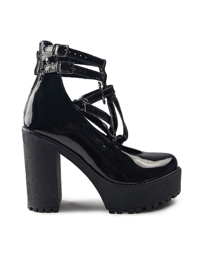 Altercore Topaz Vegan Black Patent,  Patent