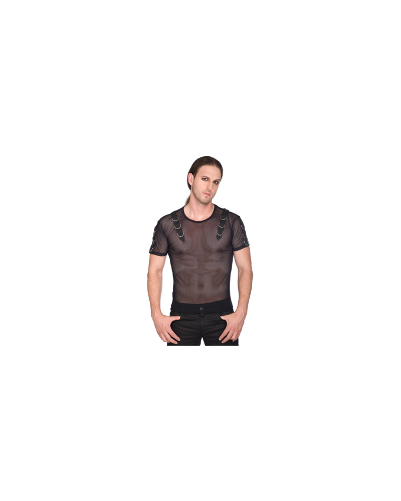 Aderlass Battle Shirt Net Schwarz