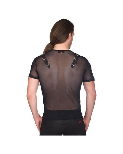 Aderlass Battle Shirt Net Schwarz
