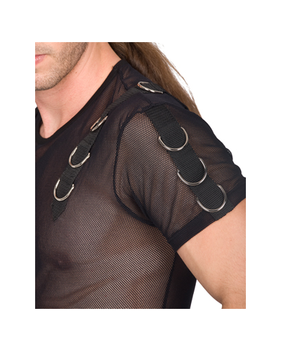 Aderlass Battle Shirt Net Schwarz