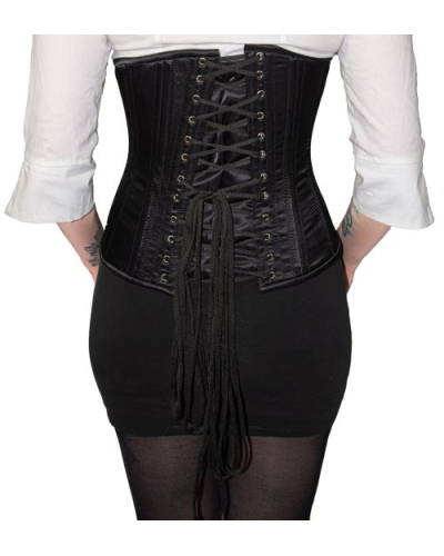 Aderlass Underbust Corset Satin Schwarz