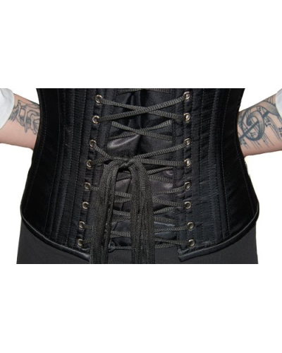 Aderlass Underbust Corset Satin Schwarz