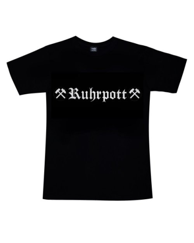 Mode Wichtig T-Shirt RUHRPOTT Schwarz