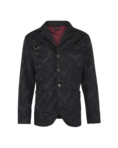 Aderlass Suit Jacket Brocade black