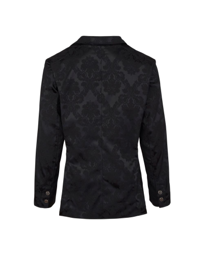 Aderlass Suit Jacket Brocade black