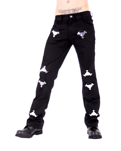 Aderlass Metal Pants Denim Schwarz