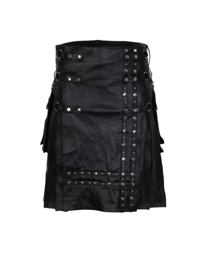 Aderlass Rockstar Kilt Leather black