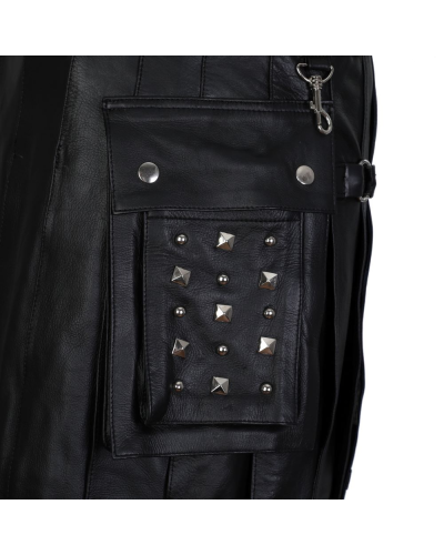 Aderlass Rockstar Kilt Leather black
