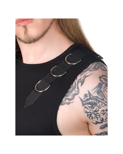 Aderlass Tank Vest Jersey Schwarz