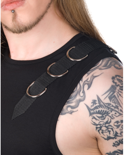 Aderlass Tank Vest Jersey Schwarz