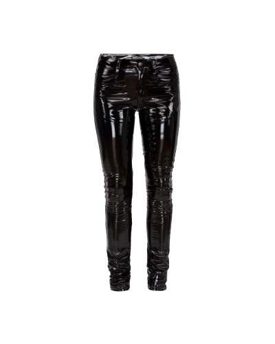 Aderlass Skinny Pants Shiny PVC Schwarz