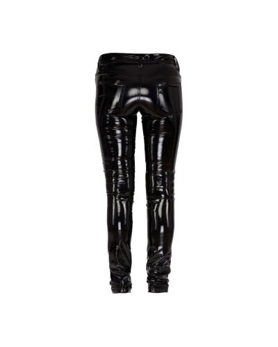 Aderlass Skinny Pants Shiny PVC Schwarz