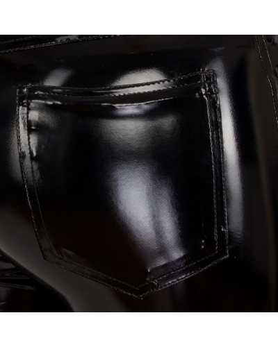 Aderlass Skinny Pants Shiny PVC Schwarz