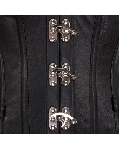 Aderlass Steampunk Corset Leather black