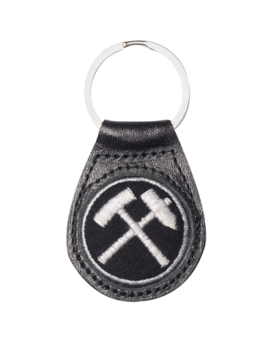 Leather Keyring RUHRPOTT Schwarz
