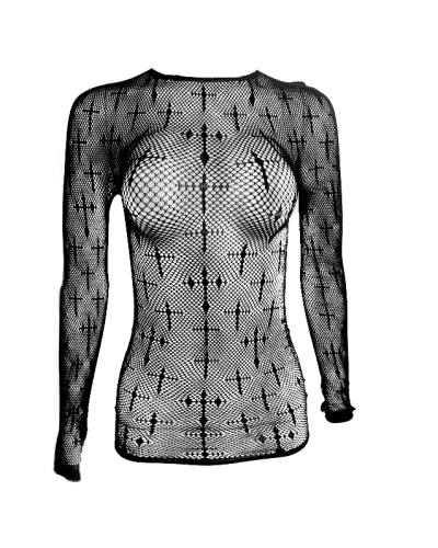 Aderlass Cross Top Longsleeve XS-3XL Schwarz