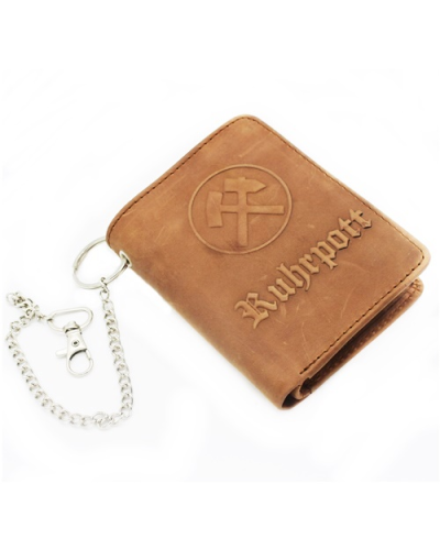 Mode Wichtig Wallet Leather RUHRPOTT brown
