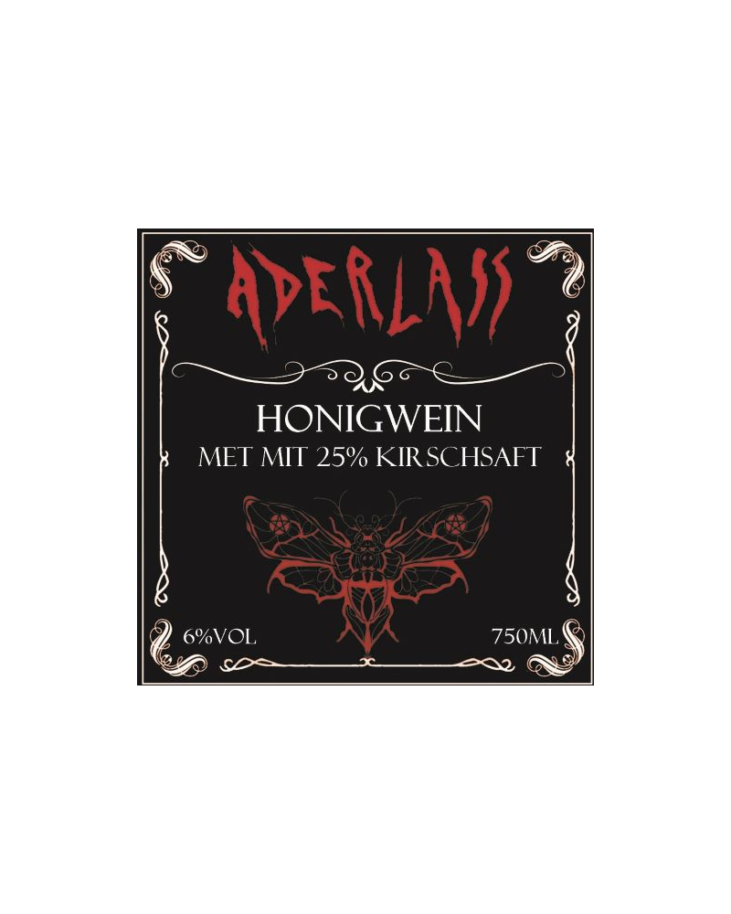 Aderlass Met Honigwein mit Kirschsaft 6% vol 750ml