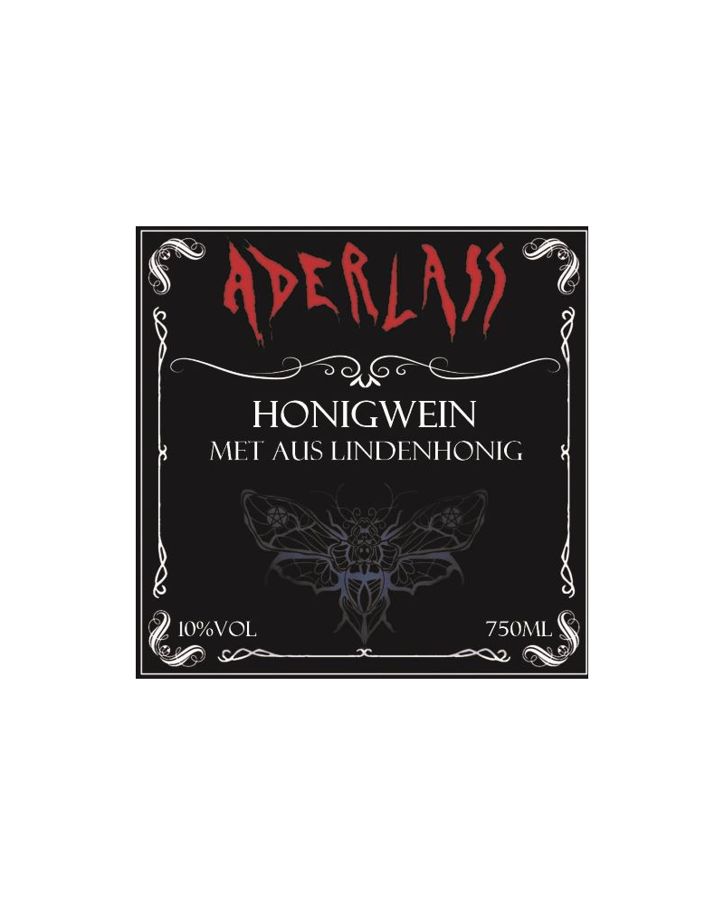 Aderlass Met Honigwein aus Lindenhonig 10% vol 750ml