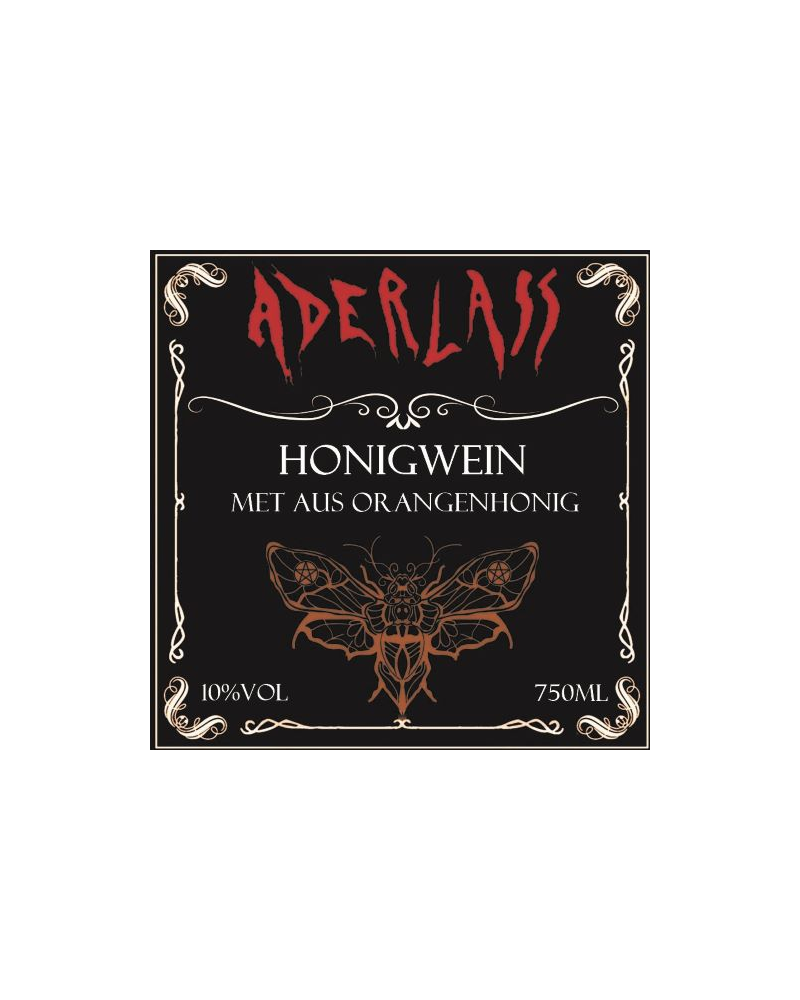 Aderlass Met Honigwein aus Orangenhonig 10% vol 750ml