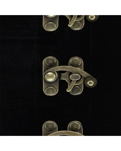 Aderlass Steampunk Waist Corset Velvet black