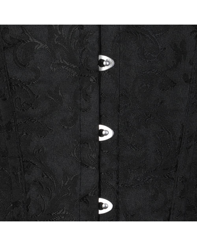 Aderlass Underbust Corset Brocade Schwarz